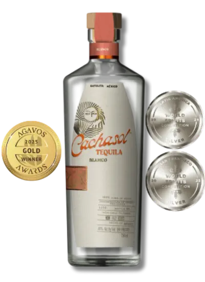 Cachasol Blanco Tequila award medals - Men's Journal Best Small-Batch Tequila and Best Everyday Tequila 2026