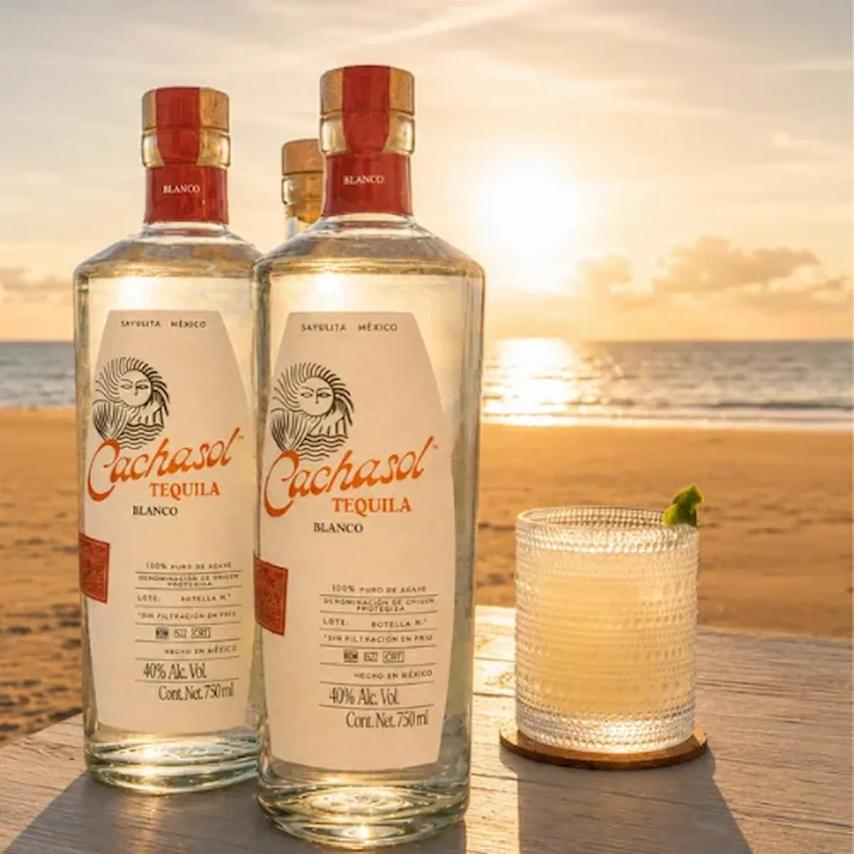 The Skinny-ish & Delish Margarita made with Cachasol at the farm distillery in Sayulita