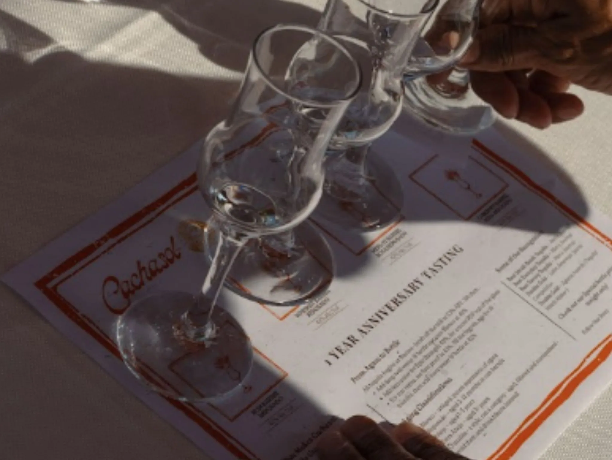 Single-barrel reposado tasting detail at Cachasol Farm Distillery, Nayarit